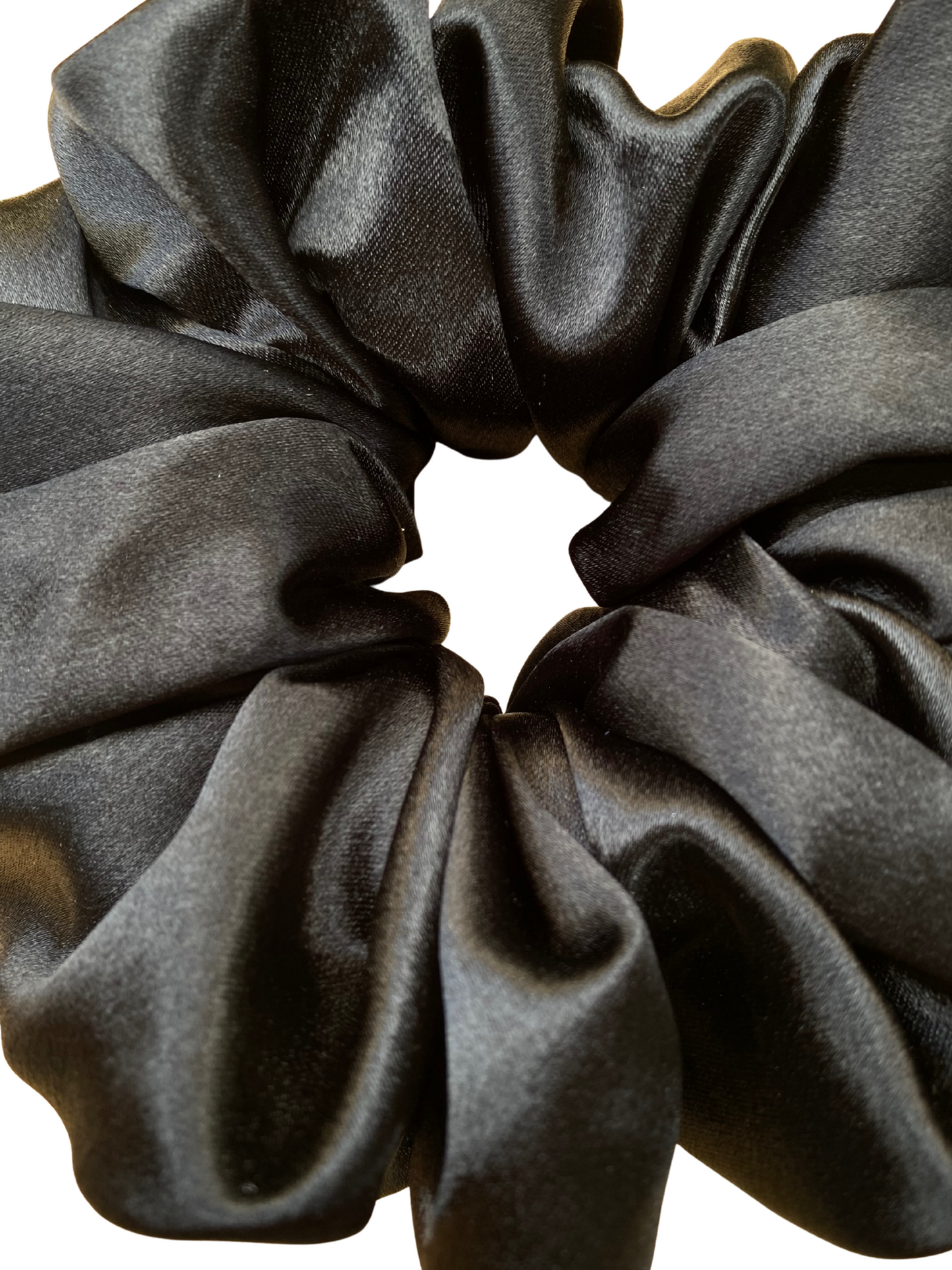 XL Oversized Satin Scrunchie - Black