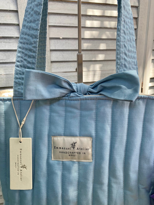 Mini Emely Tote - Solid Blue