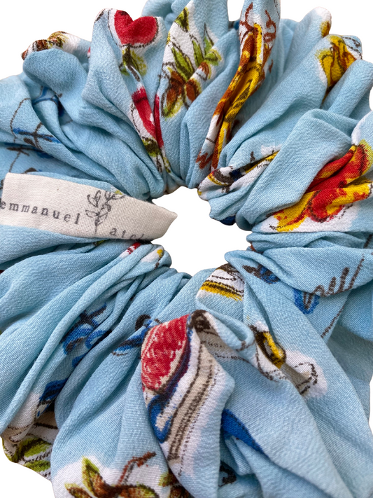 XL Oversized Scrunchie - Summer Sky