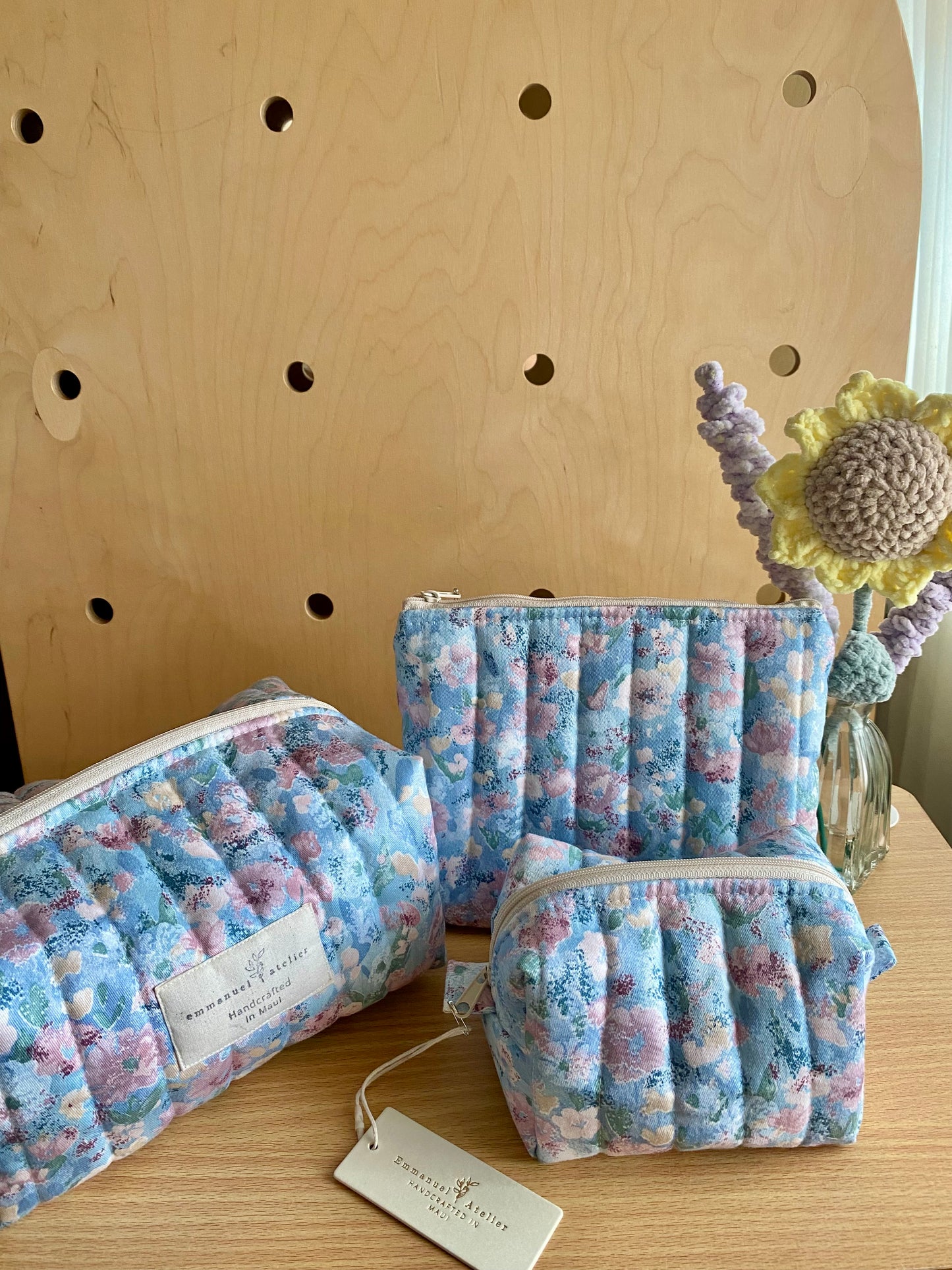 Mini Box Pouch -  Blue Lilac