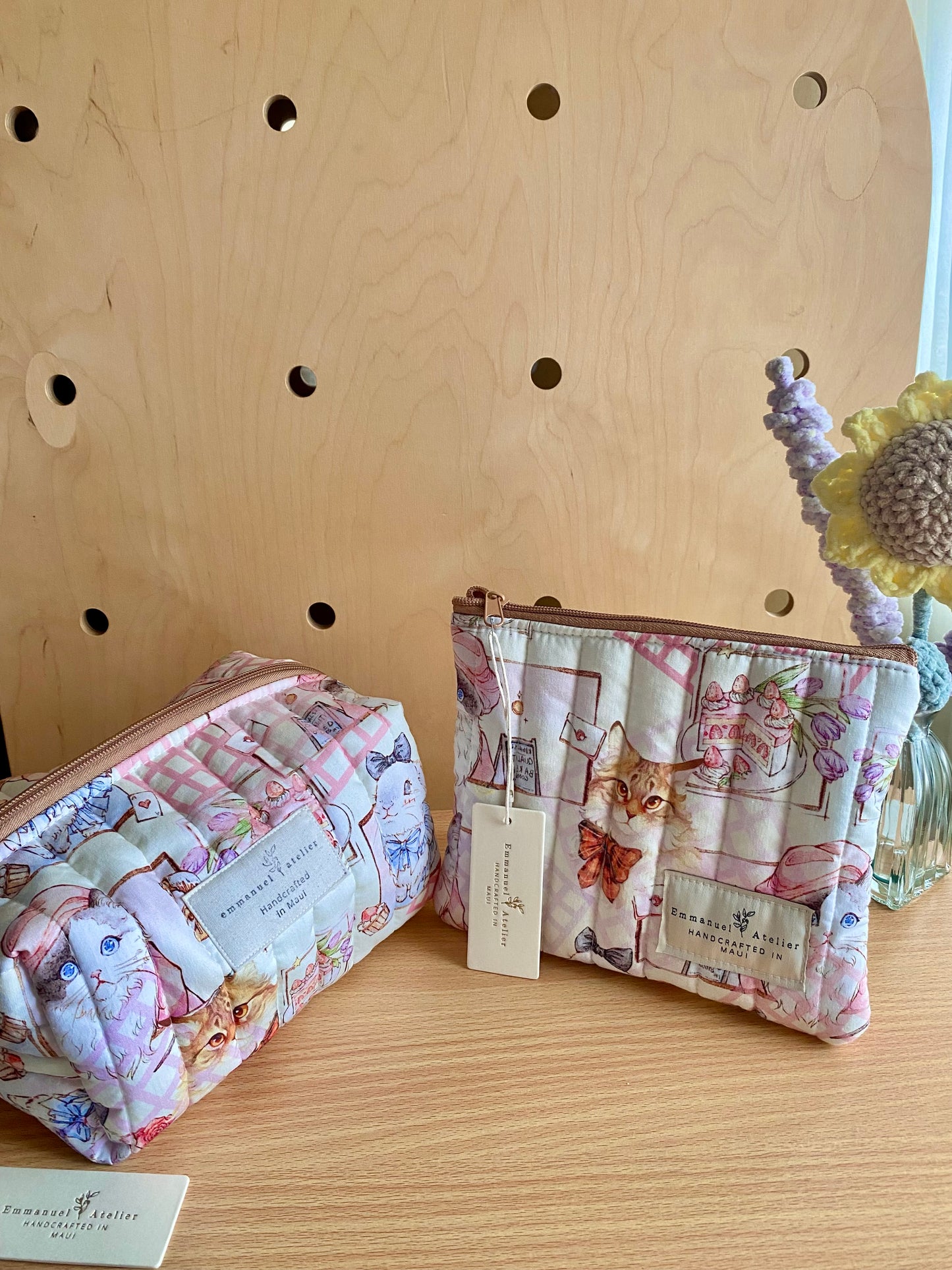 Jumbo Box Pouch - Love Cat