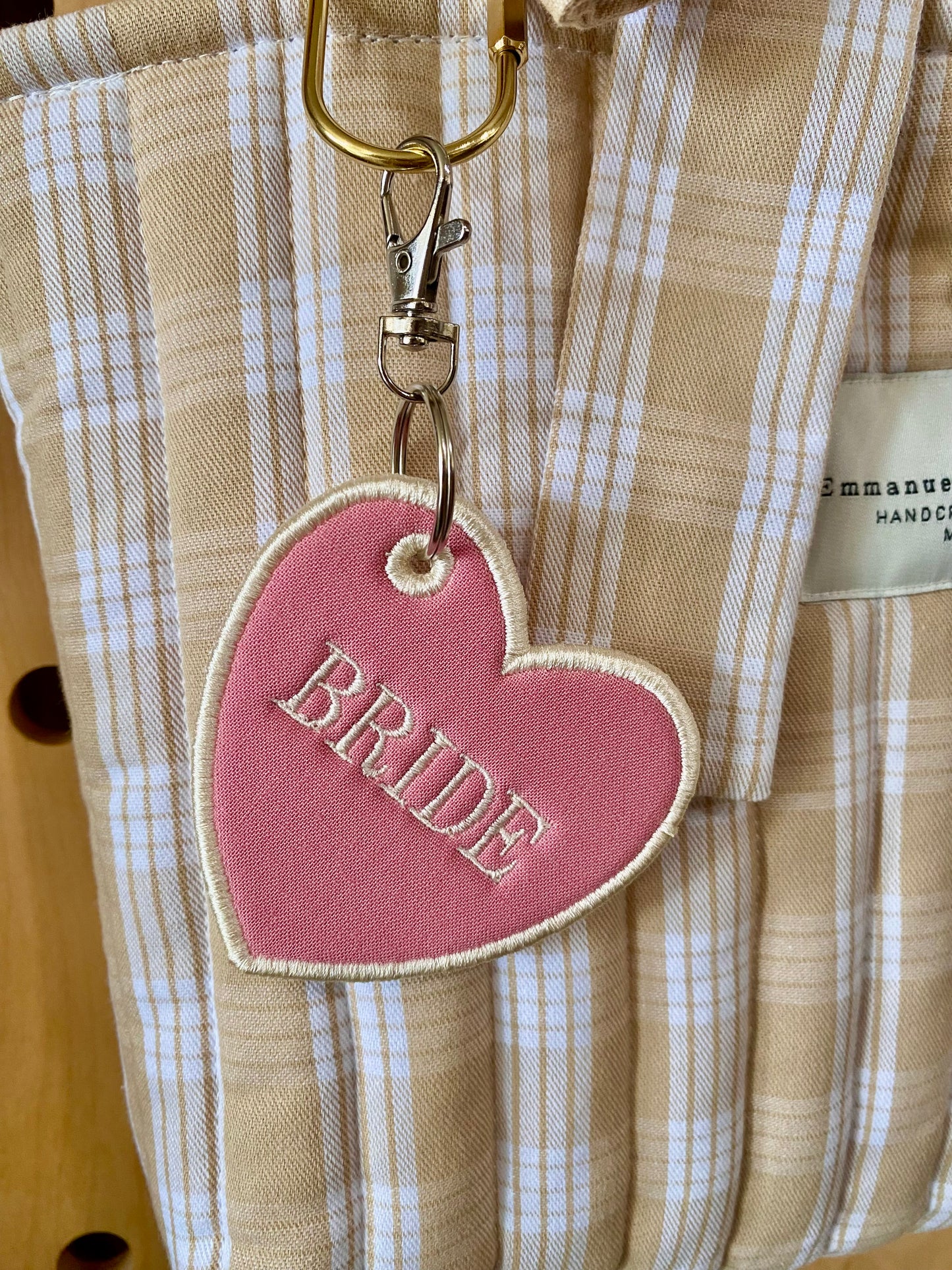 Personalized Heart <3 Bag Charm
