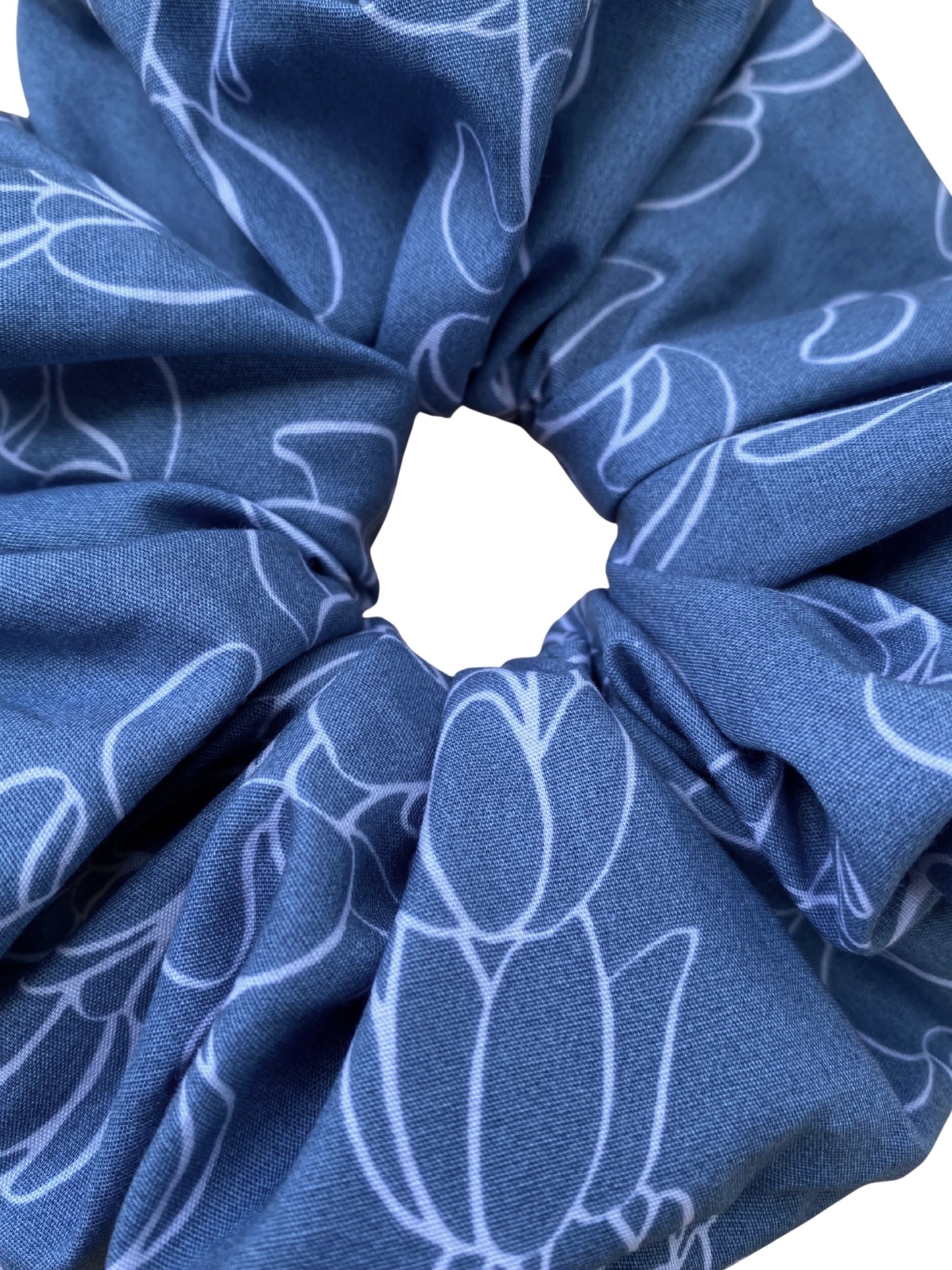 XL Oversized Scrunchie - Blue Pikake