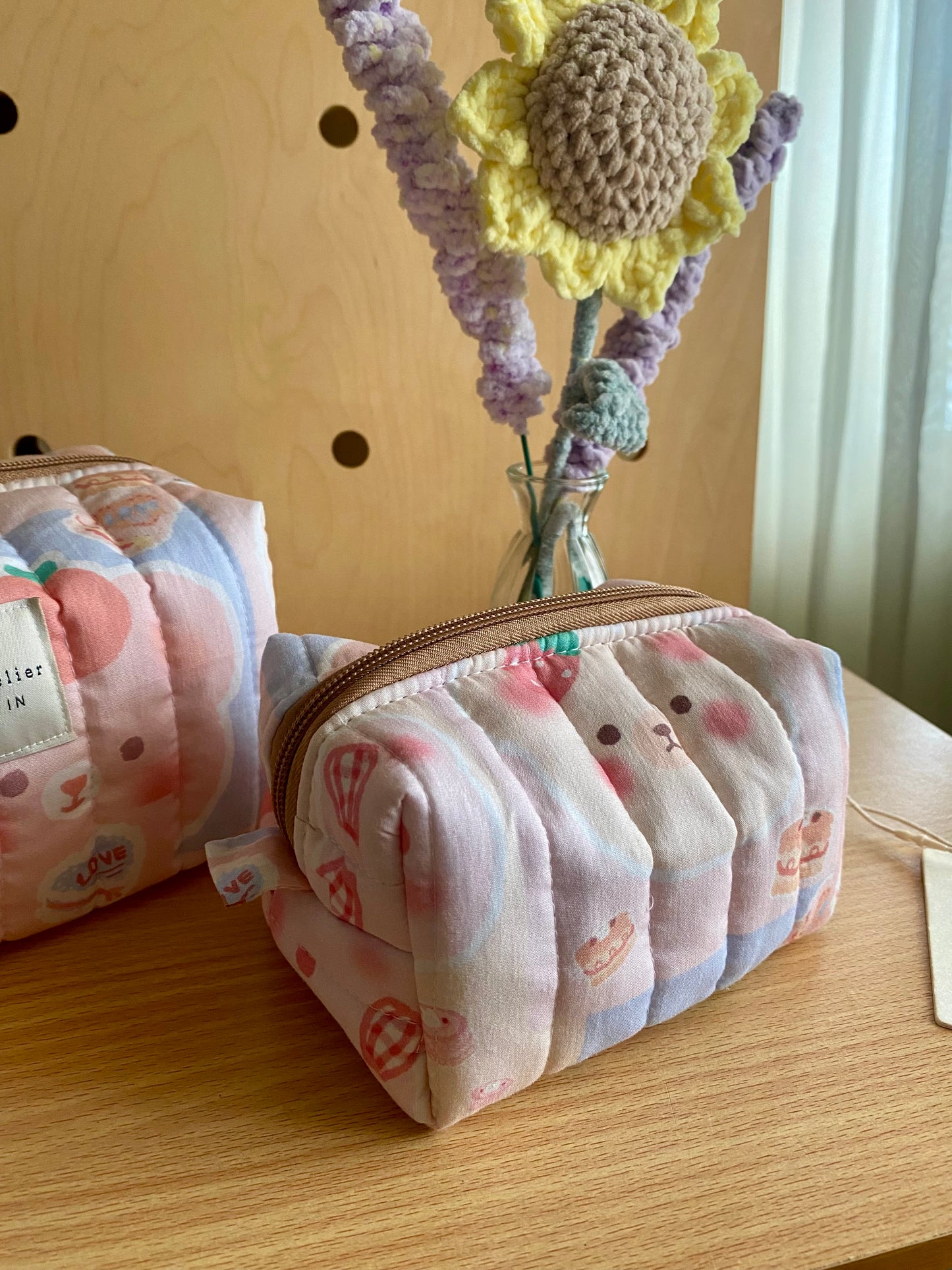 Mini Box  Pouch - Strawberry Cake