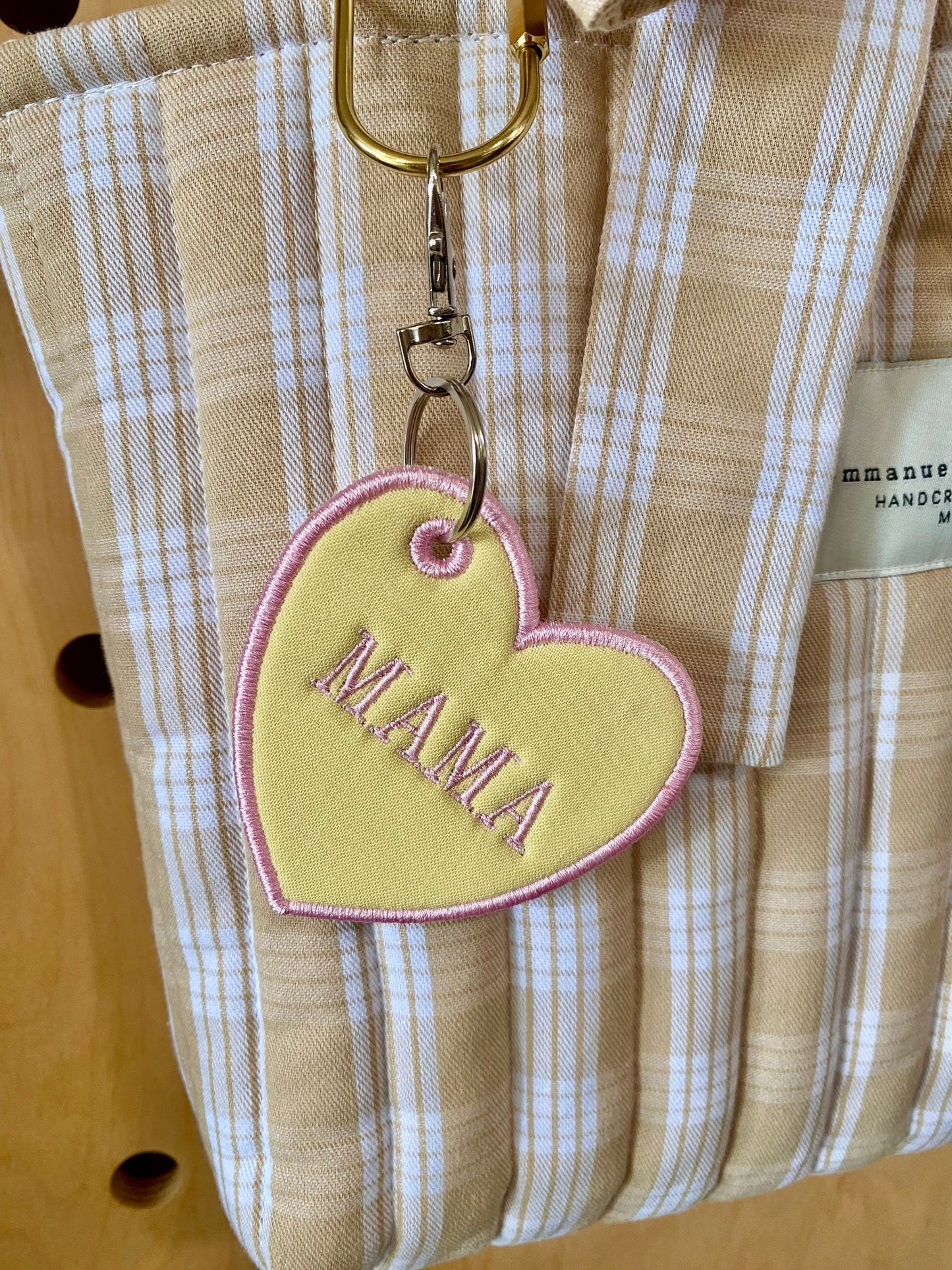 Personalized Heart <3 Bag Charm