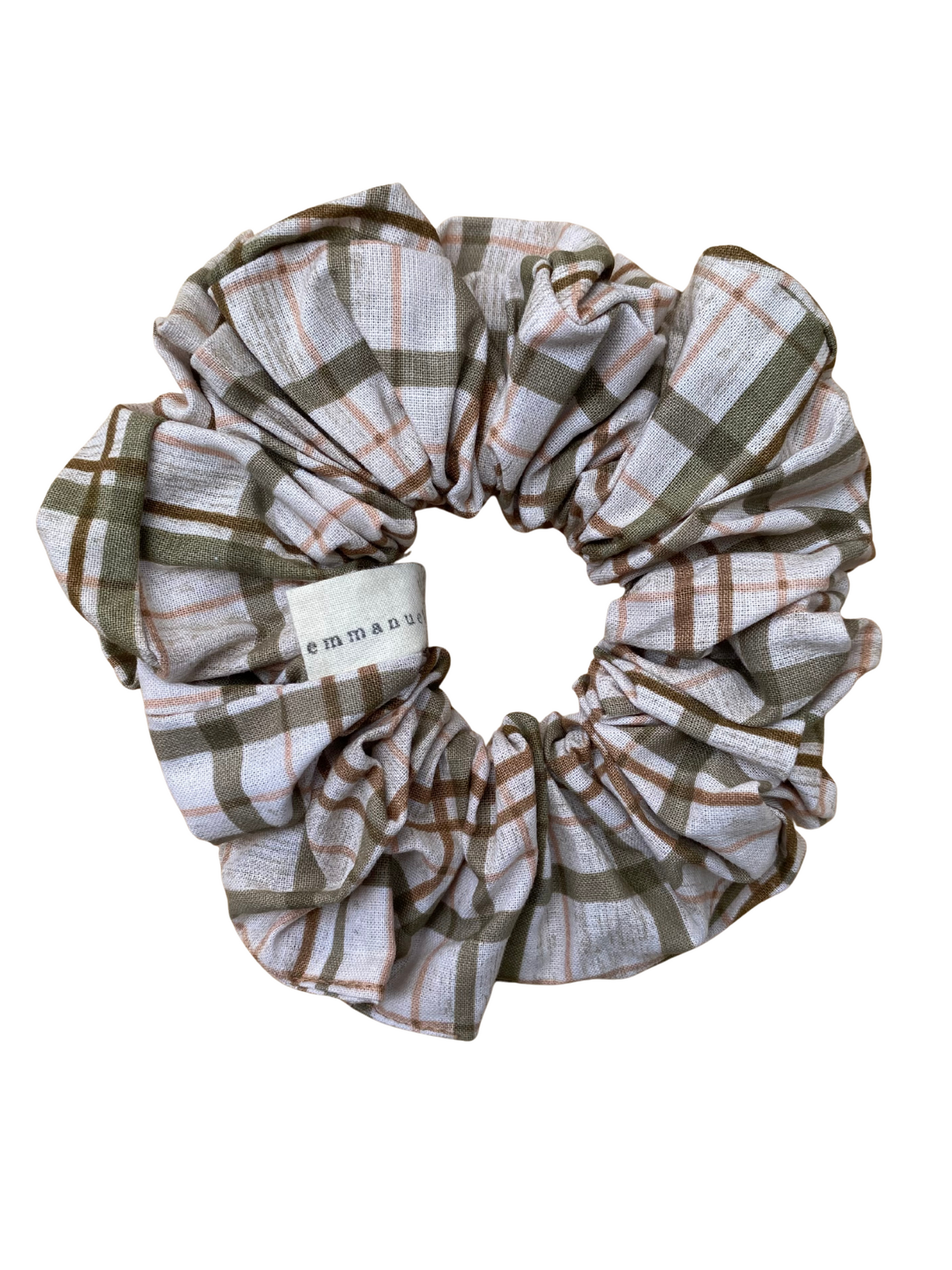 XL Oversized Scrunchie - Autumn Plaid