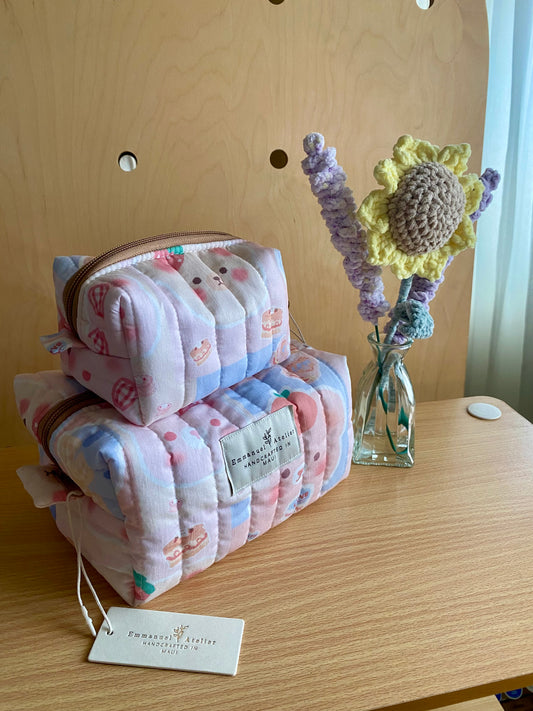 Mini Box  Pouch - Strawberry Cake