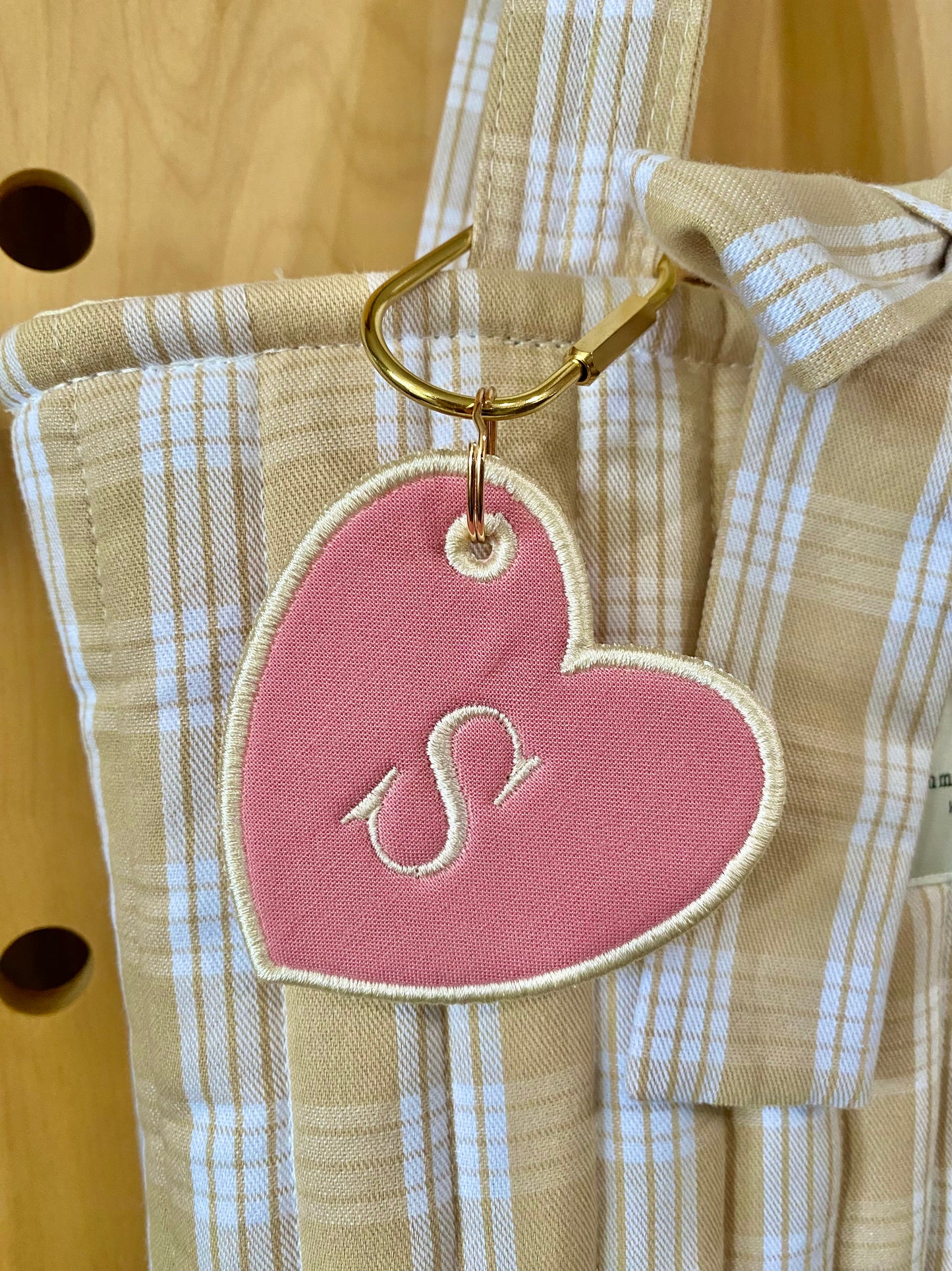 Letter Initial Heart <3 Bag Charm