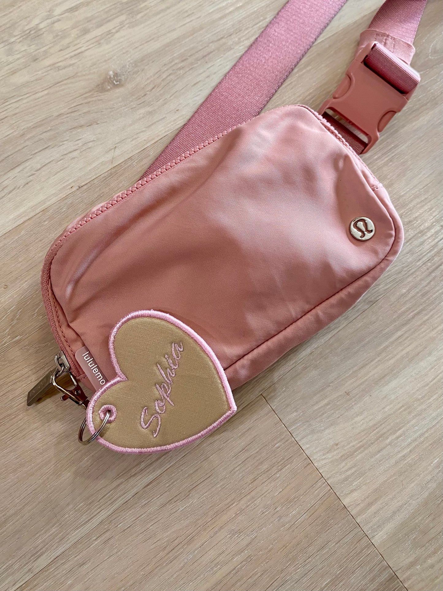 Personalized Heart <3 Bag Charm