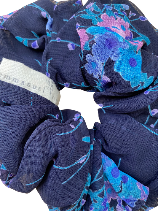 XL Oversized Scrunchie - Evening Garden