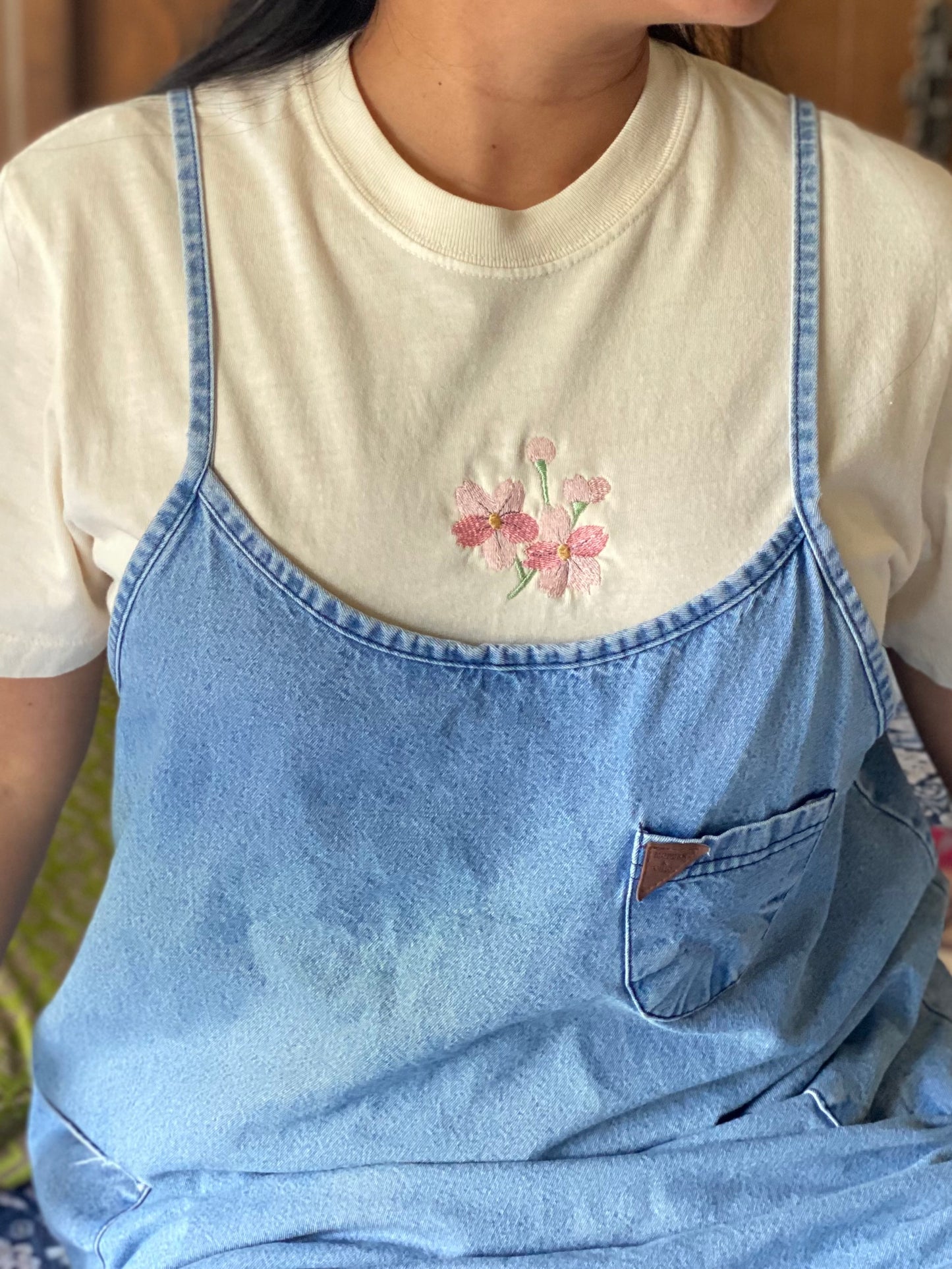 Cherry Blossom Cropped Tee