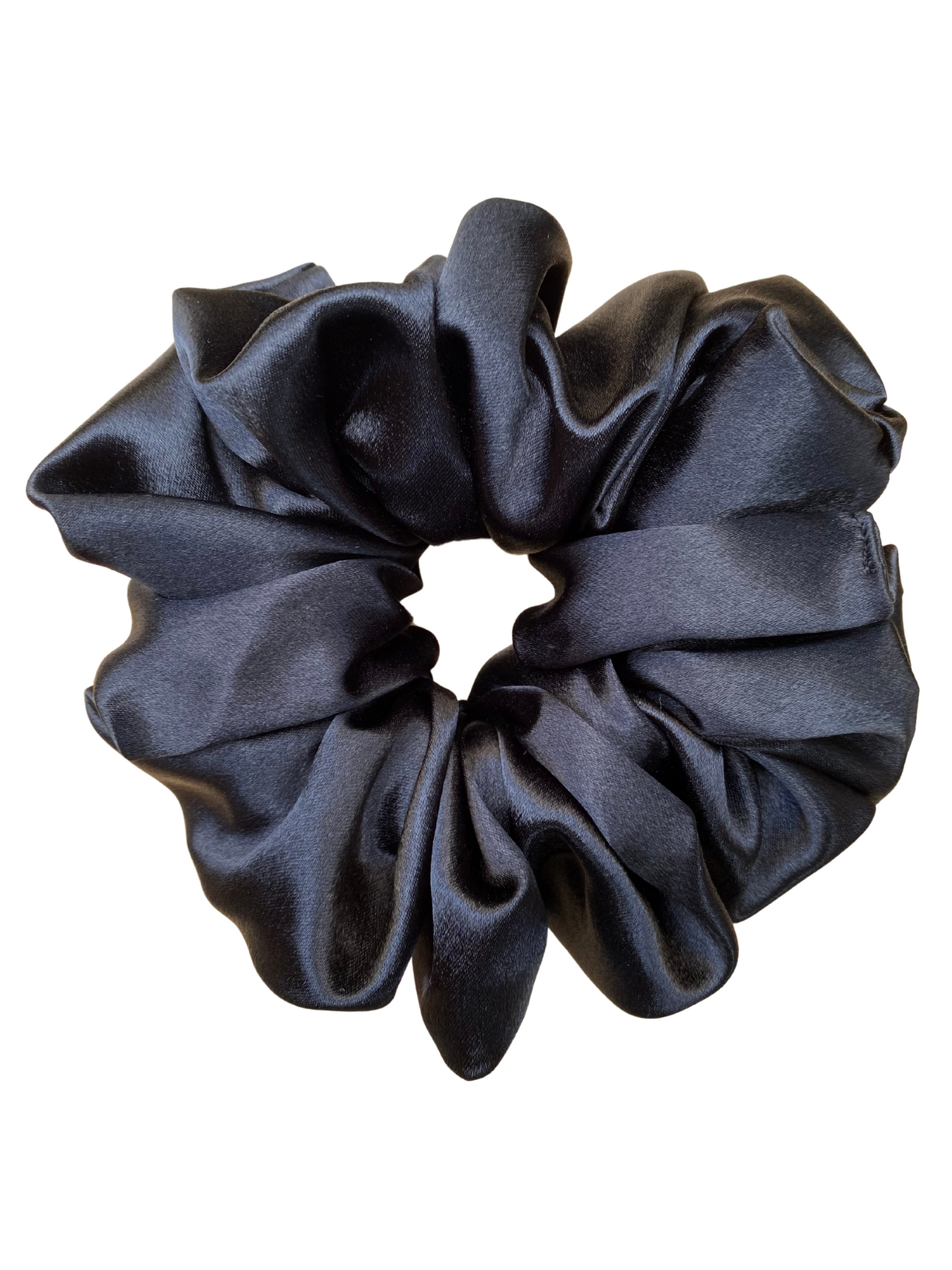 XL Oversized Satin Scrunchie - Black