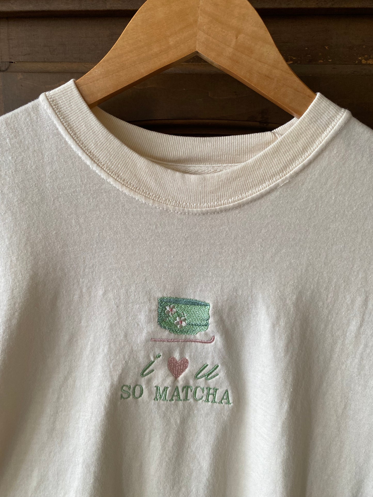 i <3 u So Matcha Cropped Tee