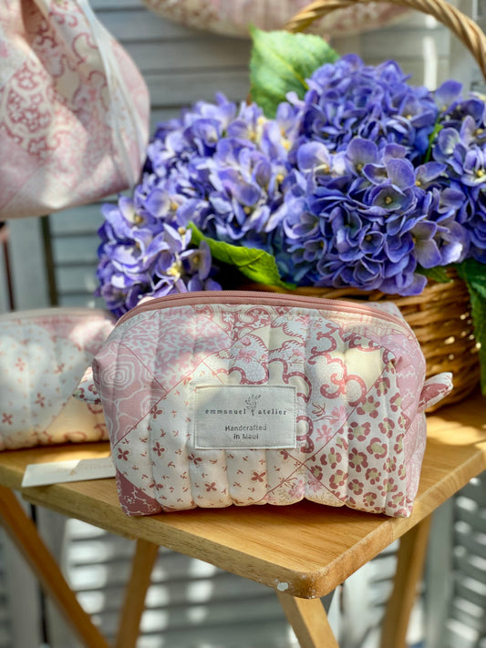 Jumbo Box Pouch - Pink Patchwork
