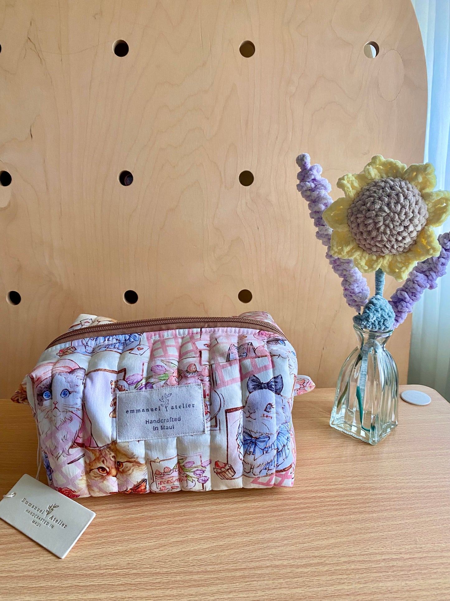 Jumbo Box Pouch - Love Cat