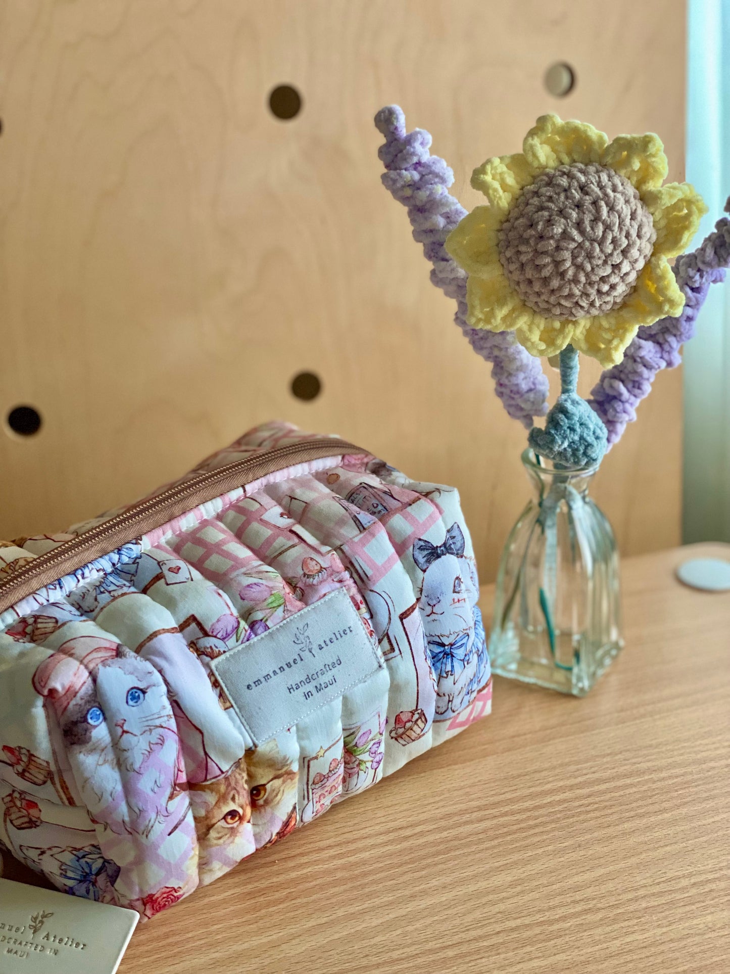 Jumbo Box Pouch - Love Cat