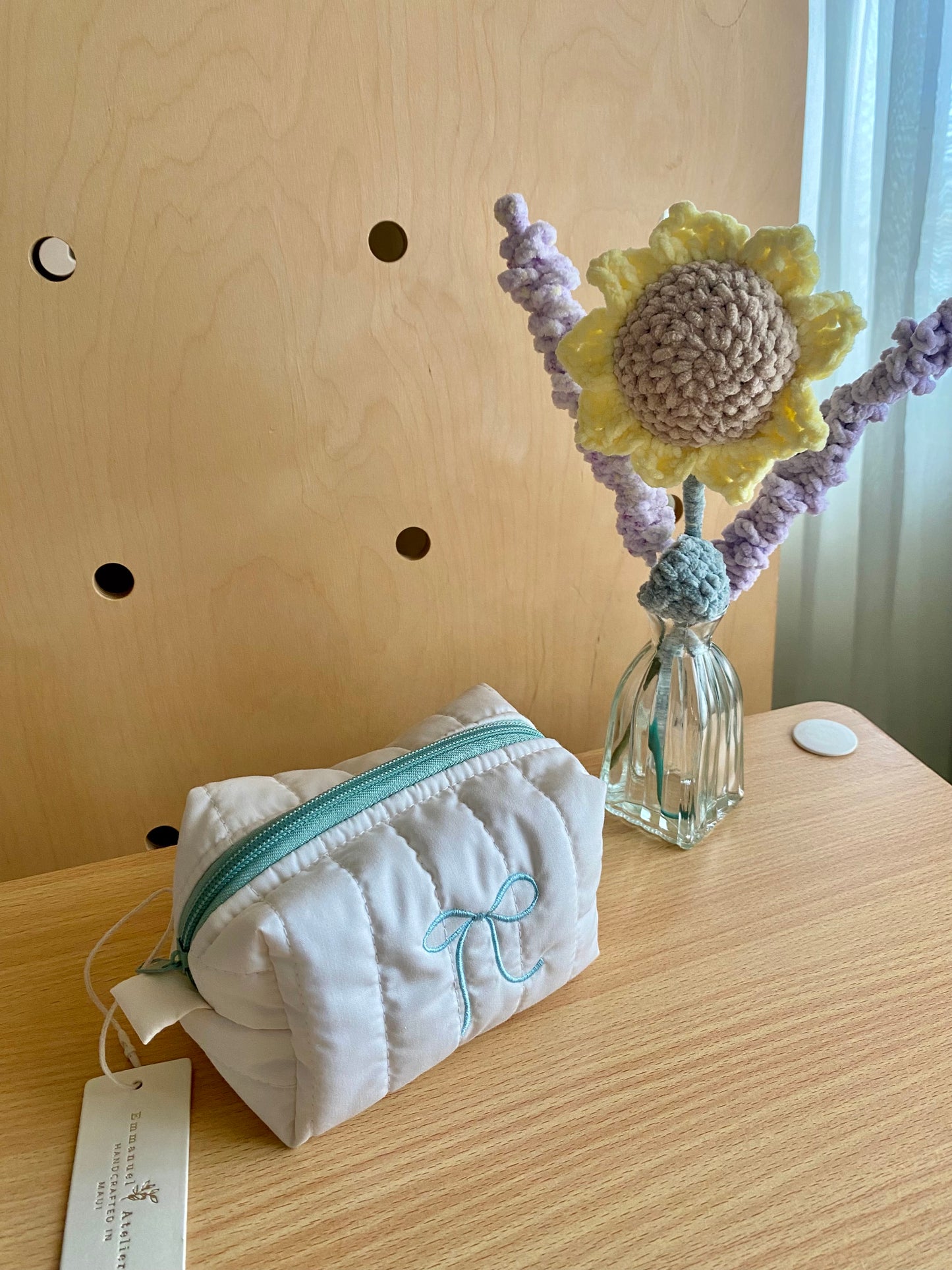 Mini Box Pouch - Blue Ribbon