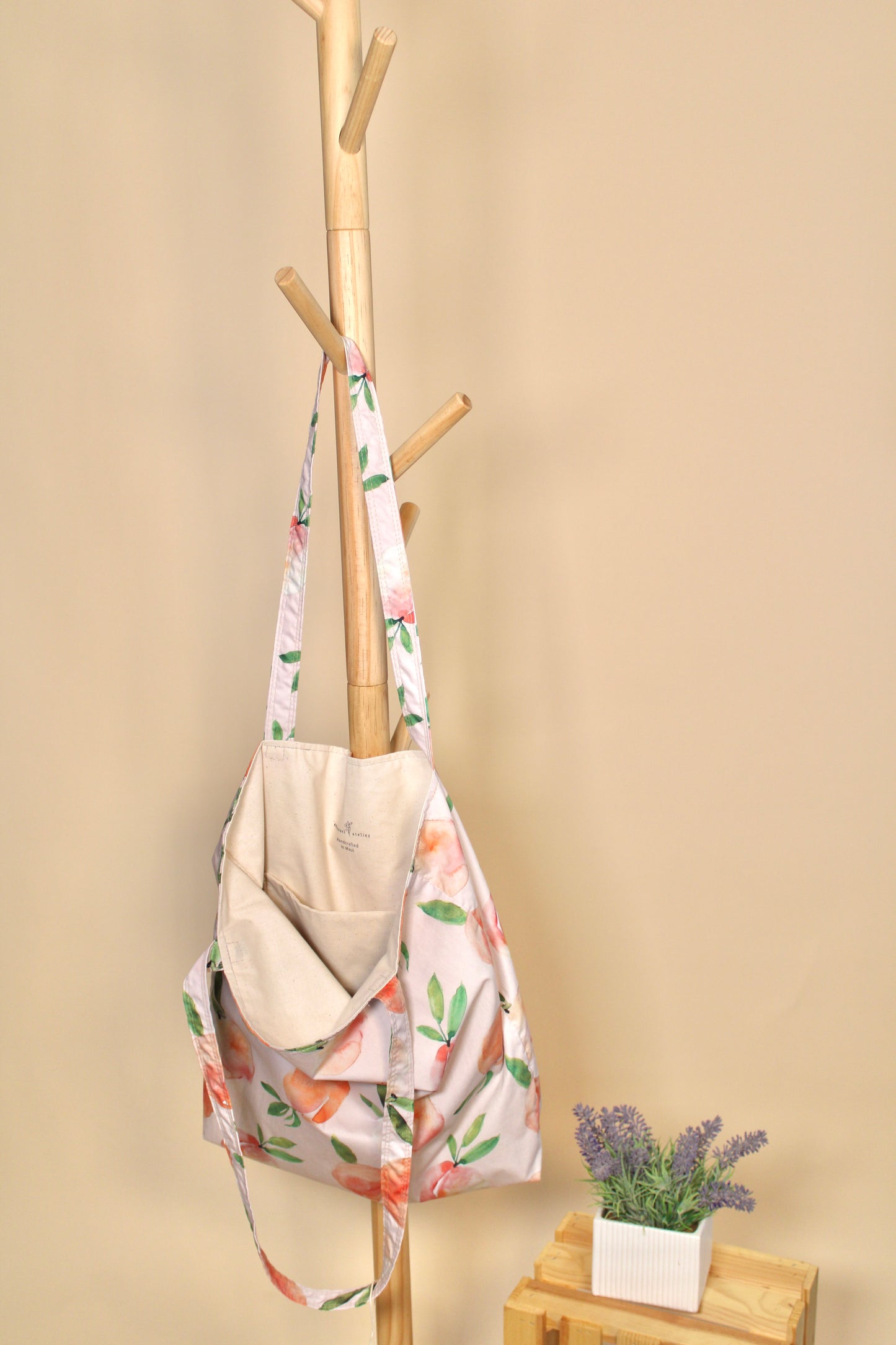 Relaxed Tote Bag - Peach