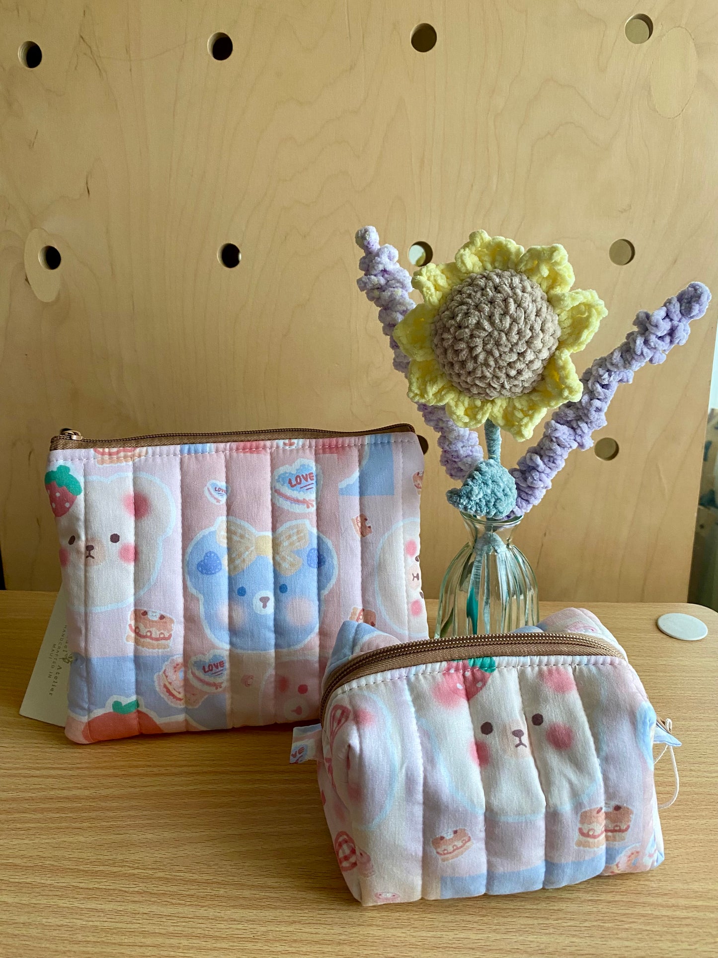 Mini Box  Pouch - Strawberry Cake