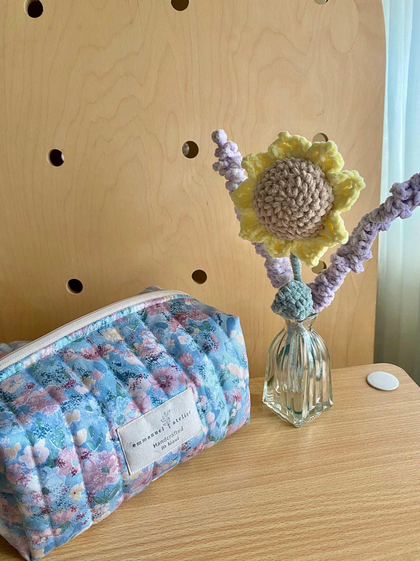 Jumbo Box Pouch -  Blue Lilac