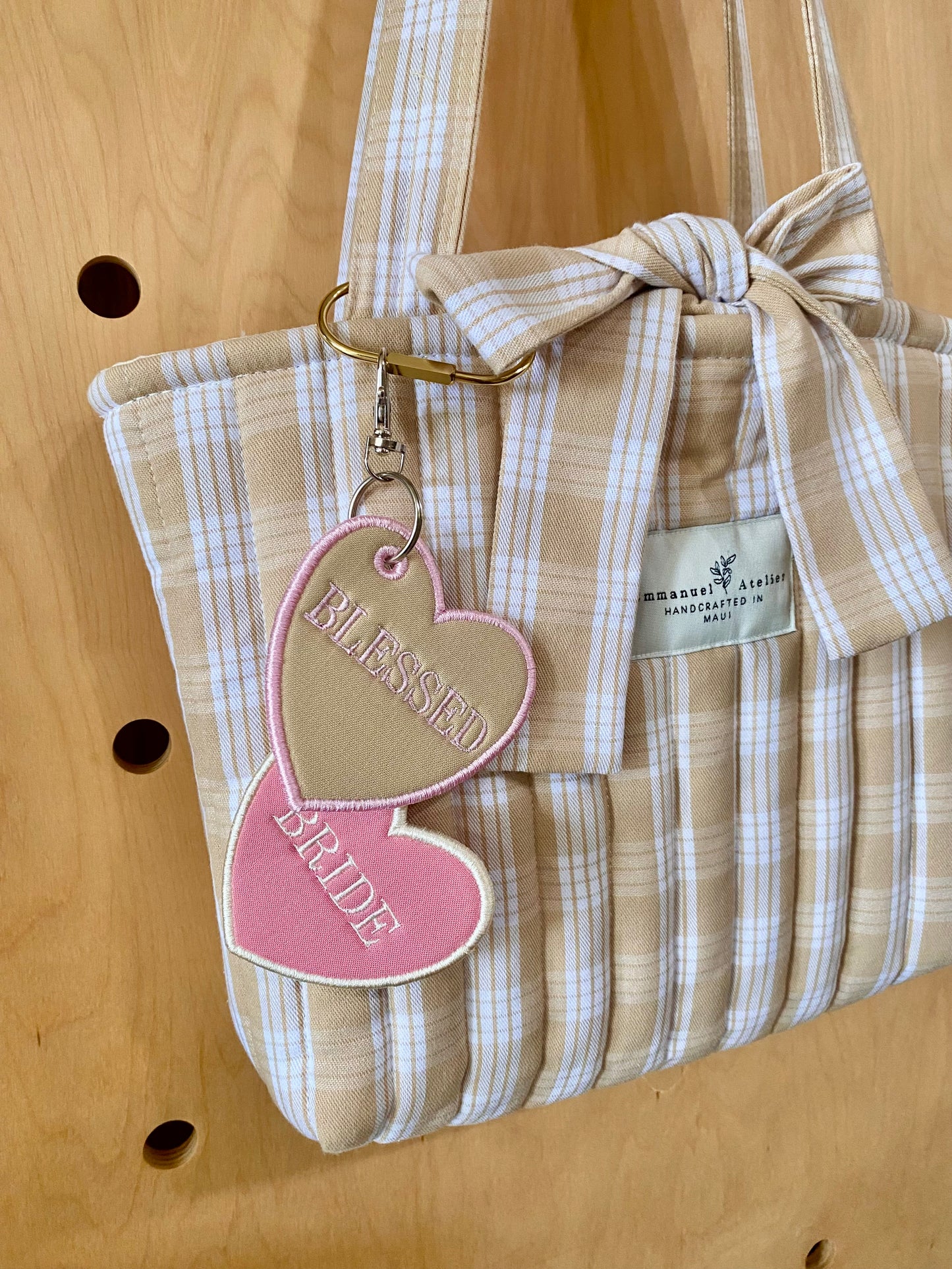 Personalized Heart <3 Bag Charm