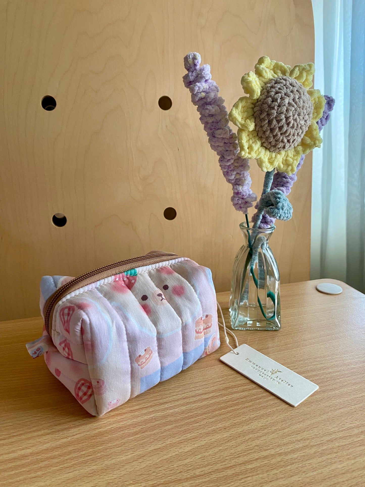 Mini Box  Pouch - Strawberry Cake