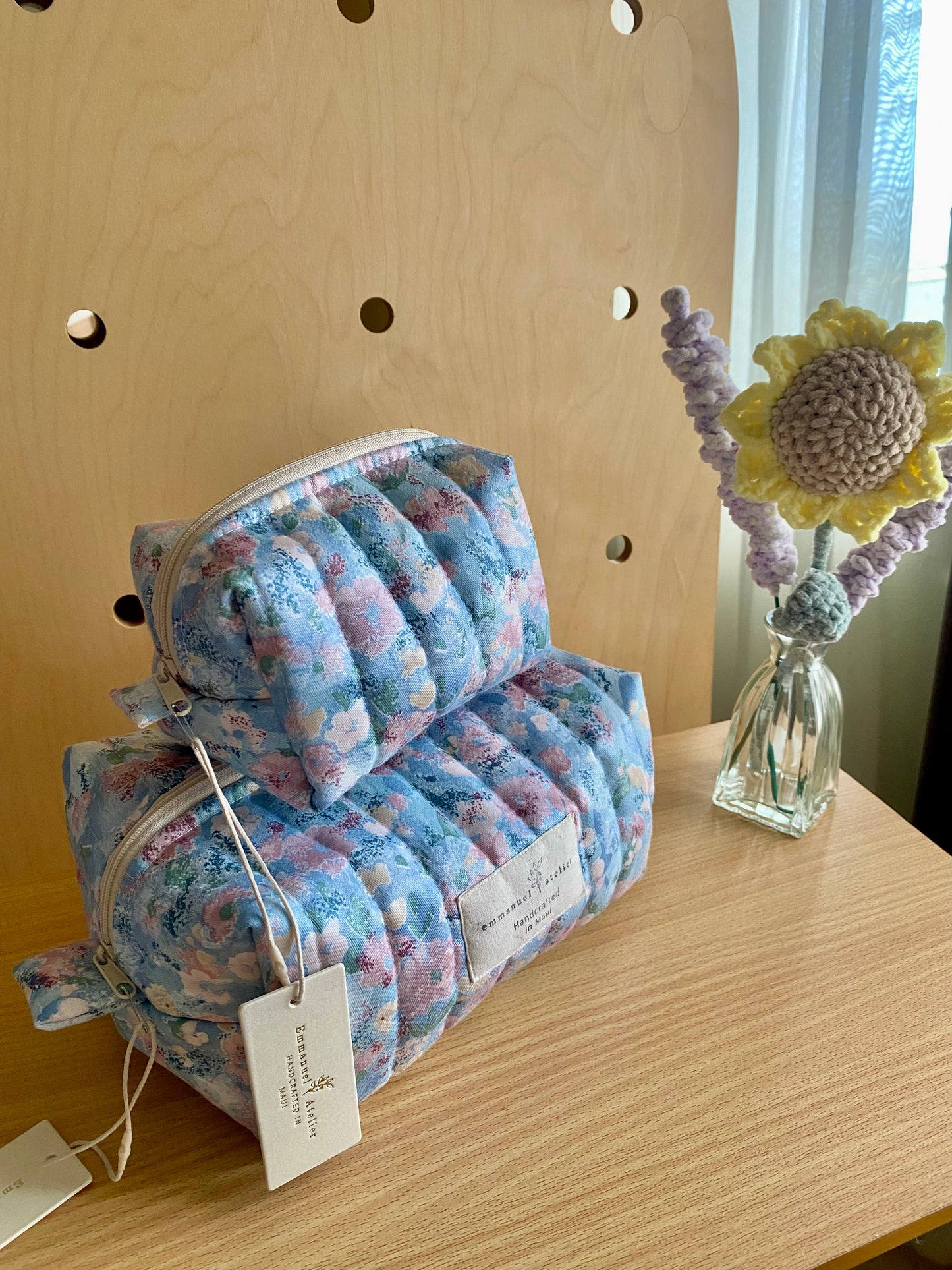 Mini Box Pouch -  Blue Lilac