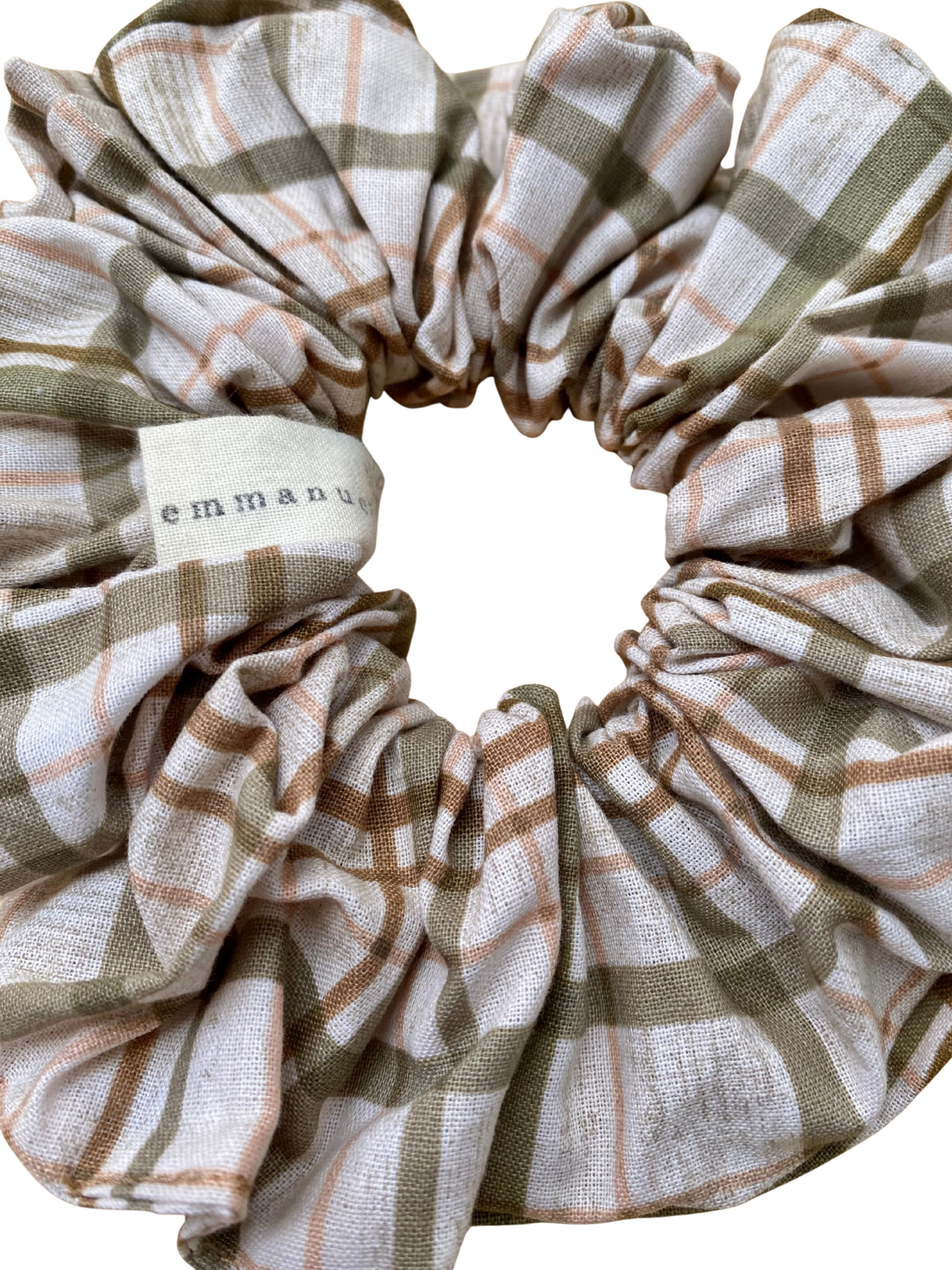 XL Oversized Scrunchie - Autumn Plaid