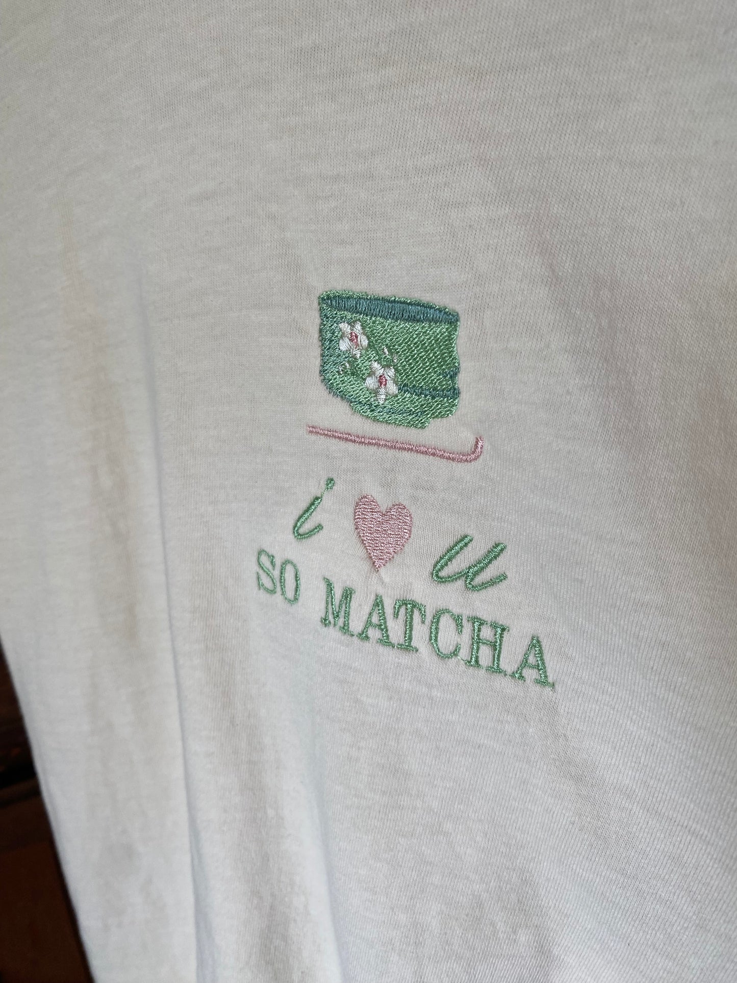i <3 u So Matcha Cropped Tee