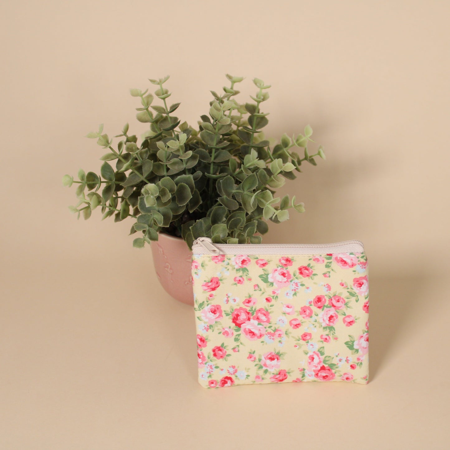 Coin Purse -  Pink Rose